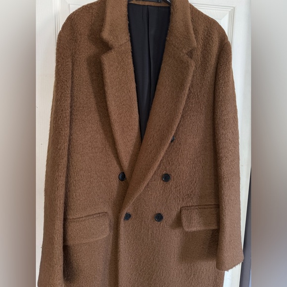Allsaints Campo Wool Coat - Size 42/ XL - Picture 4 of 8